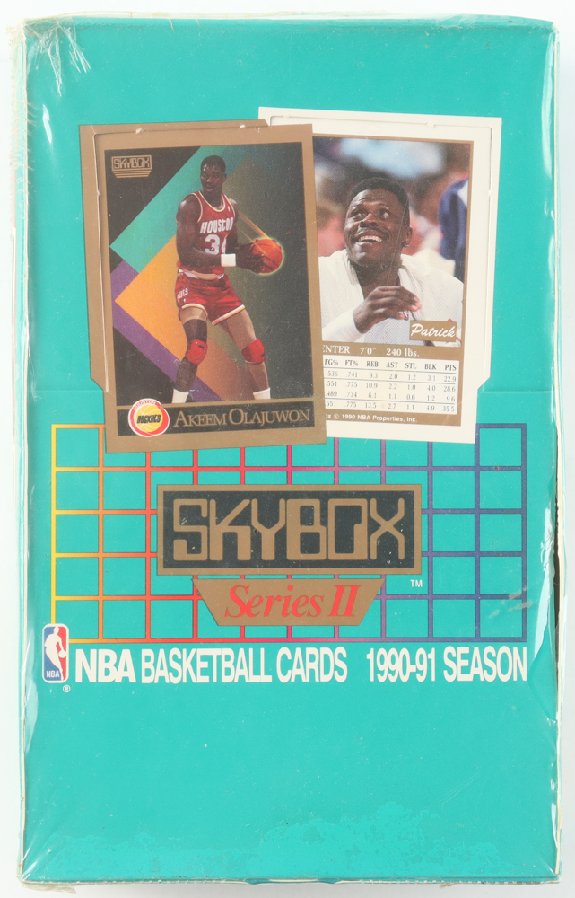 1990-91 Skybox Series 2 Basketball Wax Box with (36) Packs at PristineAuction.com 1990-91 Skybox Series 2 Basketball Wax Box with (36) Packs at PristineAuction.com