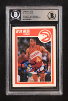 Spud Webb Signed 1989-90 Fleer #6 (BGS) at PristineAuction.com