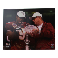 Bobby Bowden & Peter Warrick Signed FSU Seminoles 16x20 Photo (PSA) at PristineAuction.com