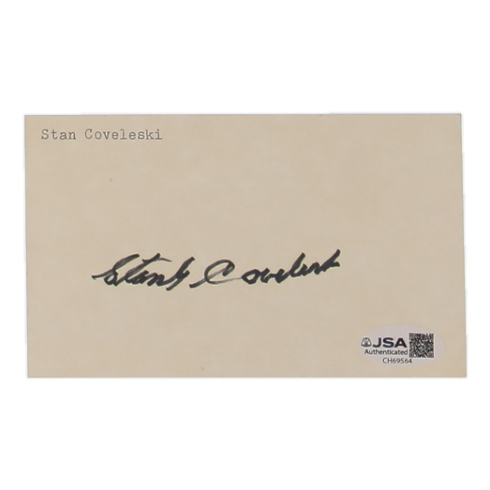 Stanley Coveleski Signed Cut (JSA) at PristineAuction.com