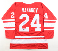 Sergei Makarov Signed Jersey (Beckett) at PristineAuction.com