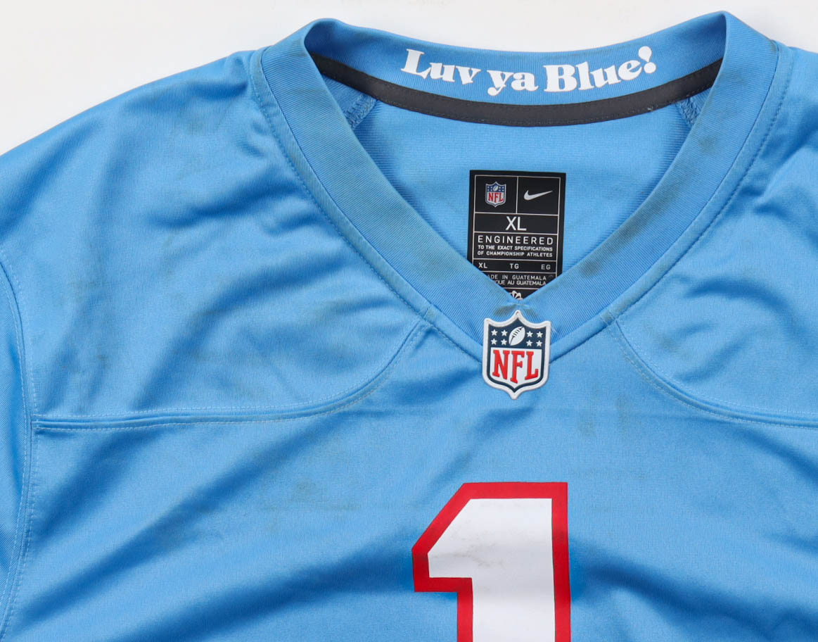 Warren Moon Signed Oilers Nike Authentic Jersey Inscribed "HOF 06" (Beckett) at PristineAuction.com Warren Moon Signed Oilers Nike Authentic Jersey Inscribed "HOF 06" (Beckett) at PristineAuction.com