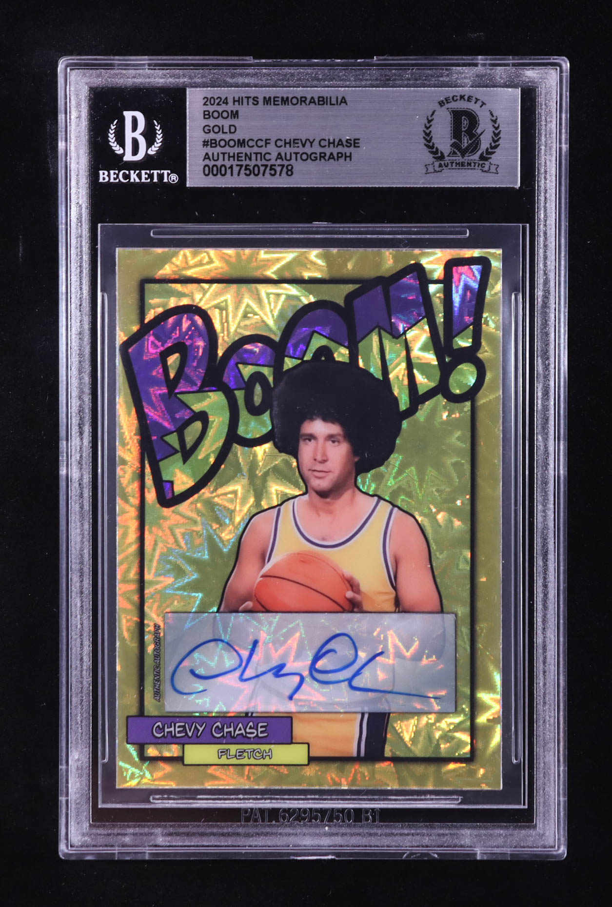 Chevy Chase Signed 2024 Hits Memorabilia Boom Gold #BOOMCC #09/10 (BGS) at PristineAuction.com Chevy Chase Signed 2024 Hits Memorabilia Boom Gold #BOOMCC #09/10 (BGS) at PristineAuction.com