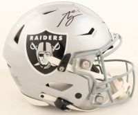 Ashton Jeanty Signed Raiders Full-Size Authentic On-Field SpeedFlex Helmet (Beckett) at PristineAuction.com