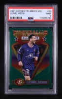 Lionel Messi 2021-22 Finest Flashbacks UEFA Champions League #30 (PSA 9) at PristineAuction.com