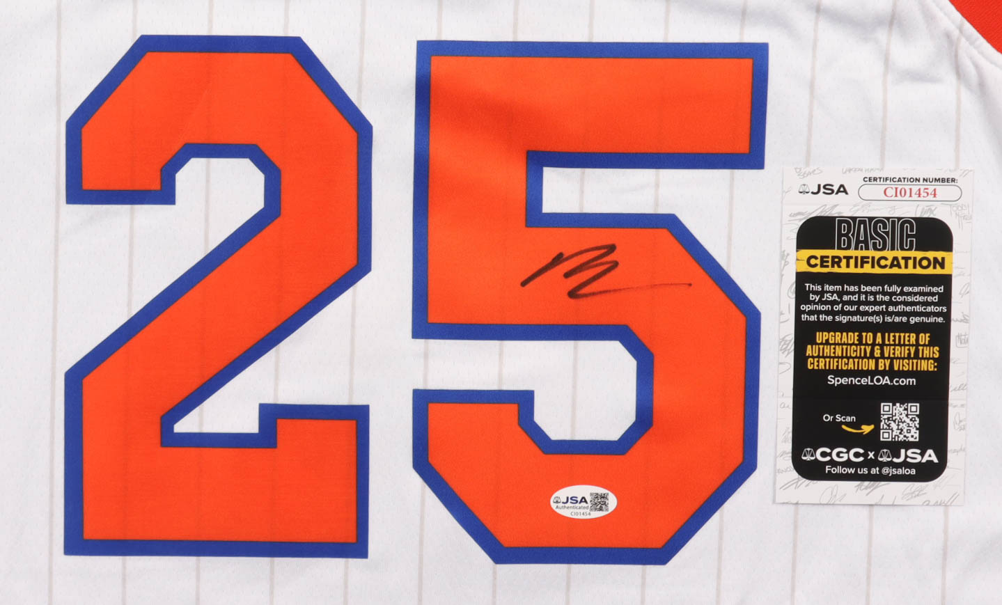 Mikal Bridges Signed Knicks Nike Authentic Jersey (JSA) at PristineAuction.com Mikal Bridges Signed Knicks Nike Authentic Jersey (JSA) at PristineAuction.com