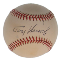 Tommy Henrich Signed OAL Baseball (JSA) at PristineAuction.com