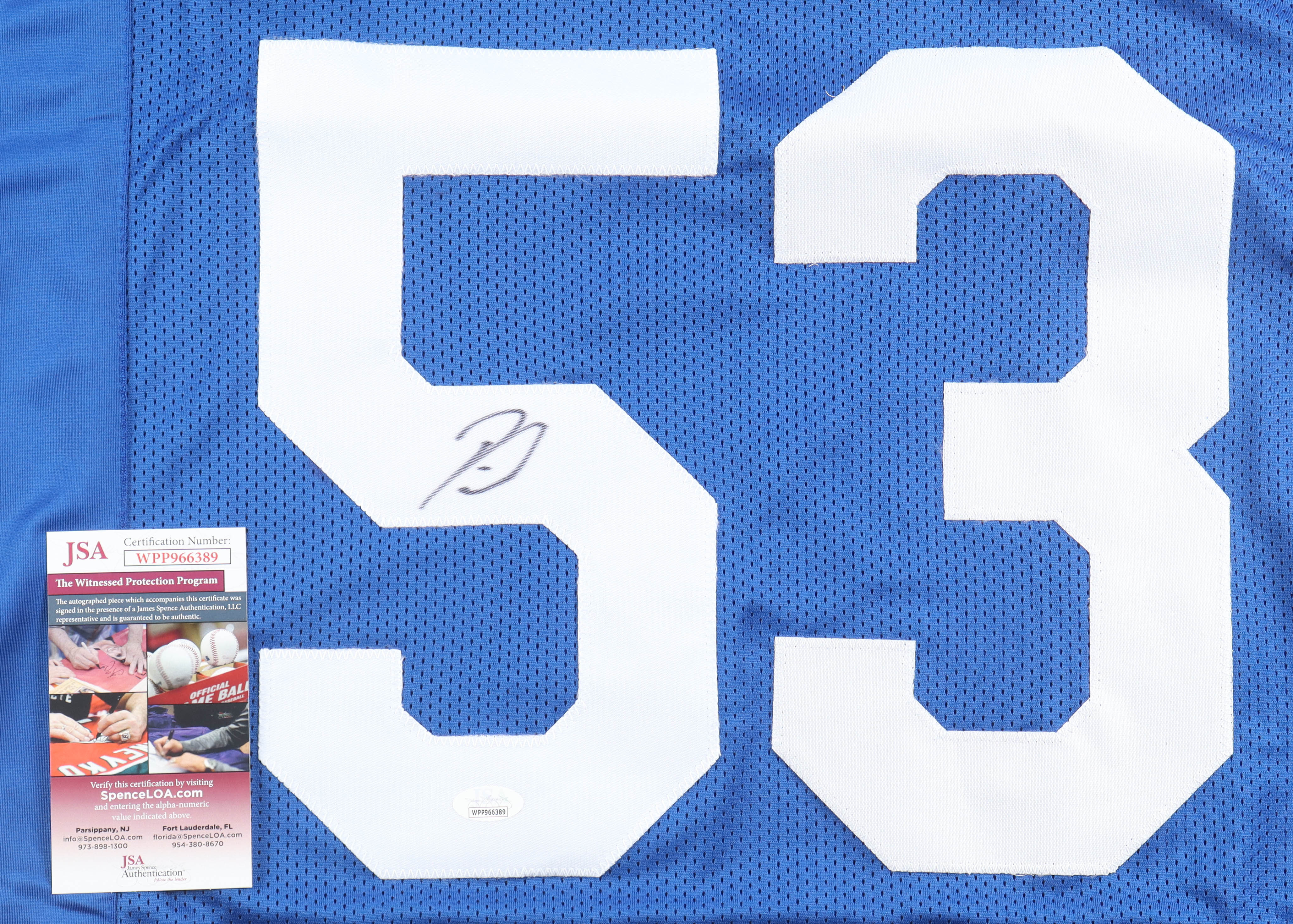 Darius Leonard Signed Jersey (JSA) at PristineAuction.com Darius Leonard Signed Jersey (JSA) at PristineAuction.com