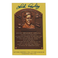 Luke Appling Signed Hall of Fame Plaque Postcard (JSA) at PristineAuction.com