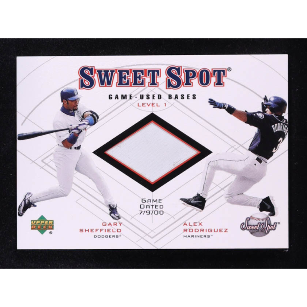 Gary Sheffield / Alex Rodriguez 2001 Sweet Spot Game Base Duos #B1SR at PristineAuction.com