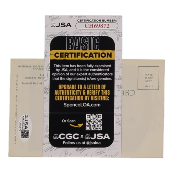 Lloyd Waner Signed Hall of Fame Plaque Postcard (JSA) at PristineAuction.com Lloyd Waner Signed Hall of Fame Plaque Postcard (JSA) at PristineAuction.com