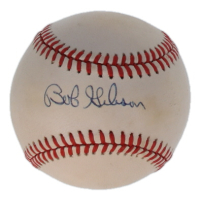 Bob Gibson Signed ONL Baseball (PSA) at PristineAuction.com