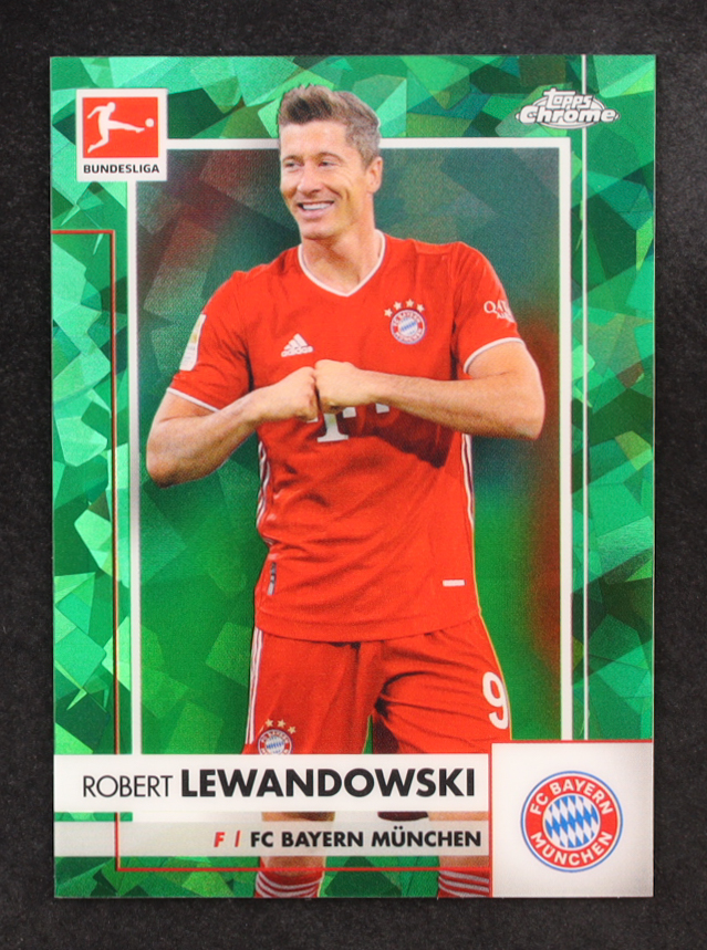 Robert Lewandowski 2020-21 Topps Chrome Sapphire Bundesliga Green #80 #59/75 at PristineAuction.com Robert Lewandowski 2020-21 Topps Chrome Sapphire Bundesliga Green #80 #59/75 at PristineAuction.com