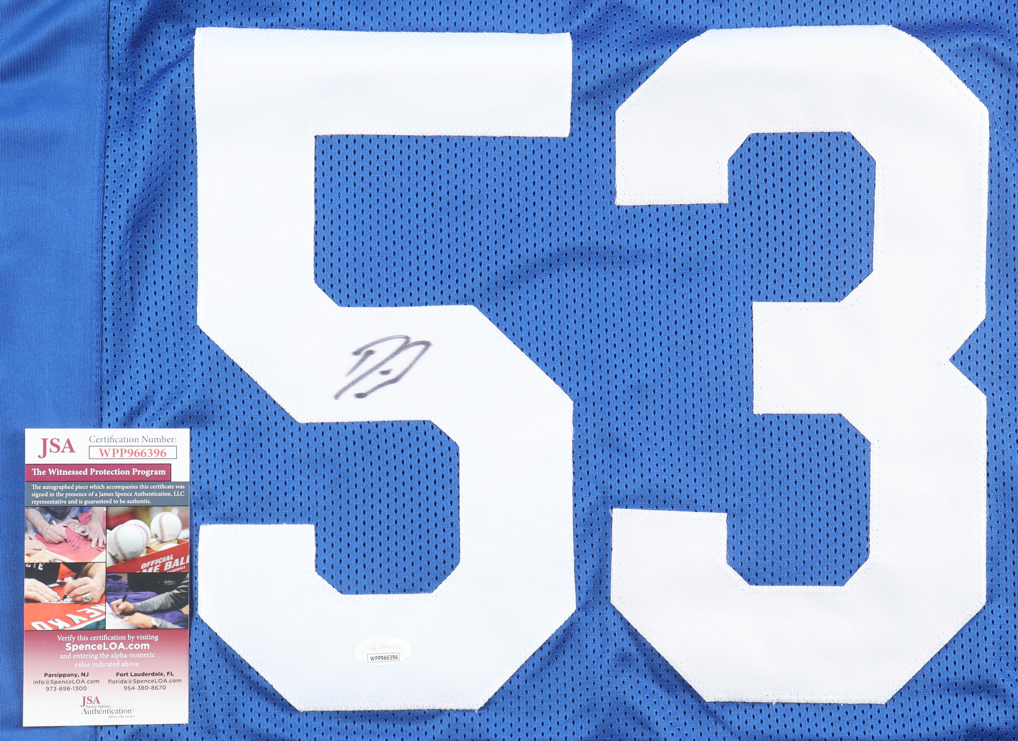 Darius Leonard Signed Jersey (JSA) at PristineAuction.com Darius Leonard Signed Jersey (JSA) at PristineAuction.com