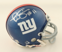 Phil Simms Twice-Signed Giants Throwback Mini Helmet (JSA) at PristineAuction.com