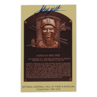 Adrian Beltre Signed Hall of Fame Plaque Postcard (JSA) at PristineAuction.com