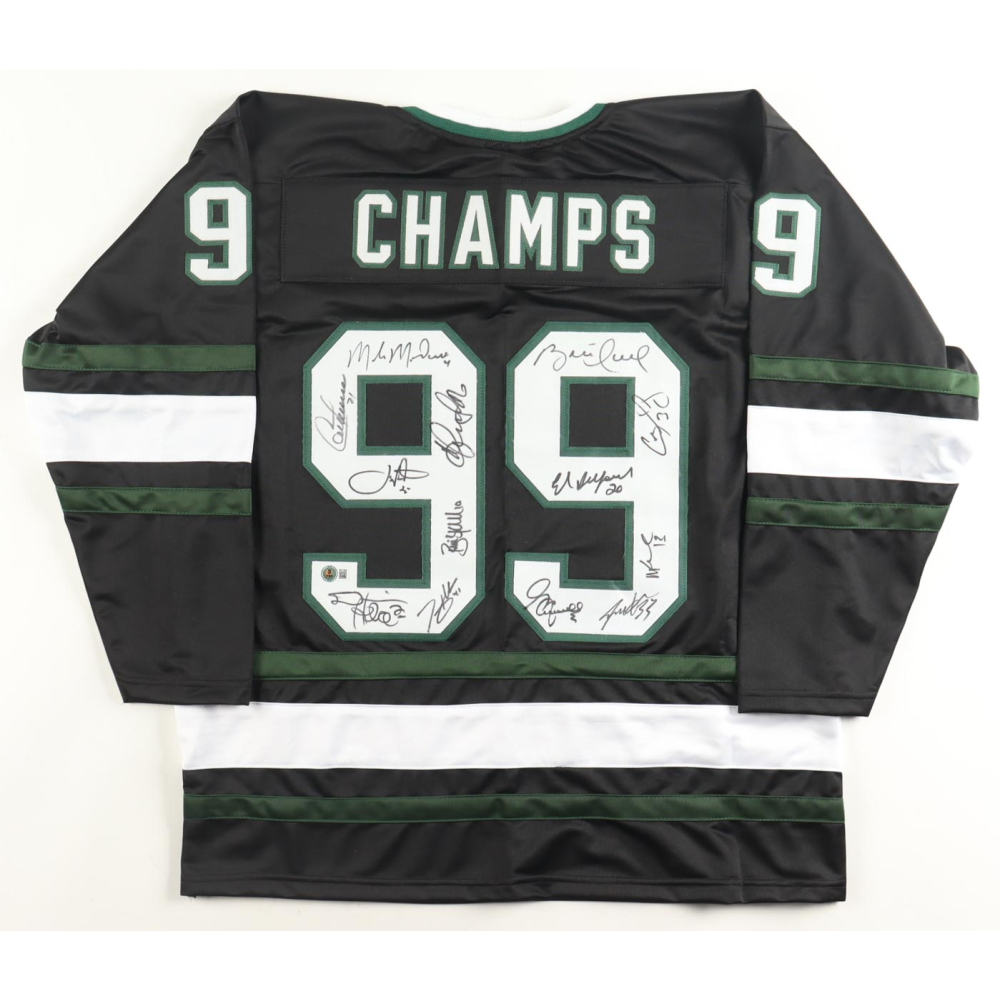 1999 Stanley Cup Champions Jersey Signed By (13) with Mike Modano, Brett Hull, Ed Belfour, Guy Carbonneau (Beckett) at PristineAuction.com