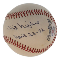 Phil Niekro Signed ONL Baseball with Multiple Inscriptions (PSA) at PristineAuction.com