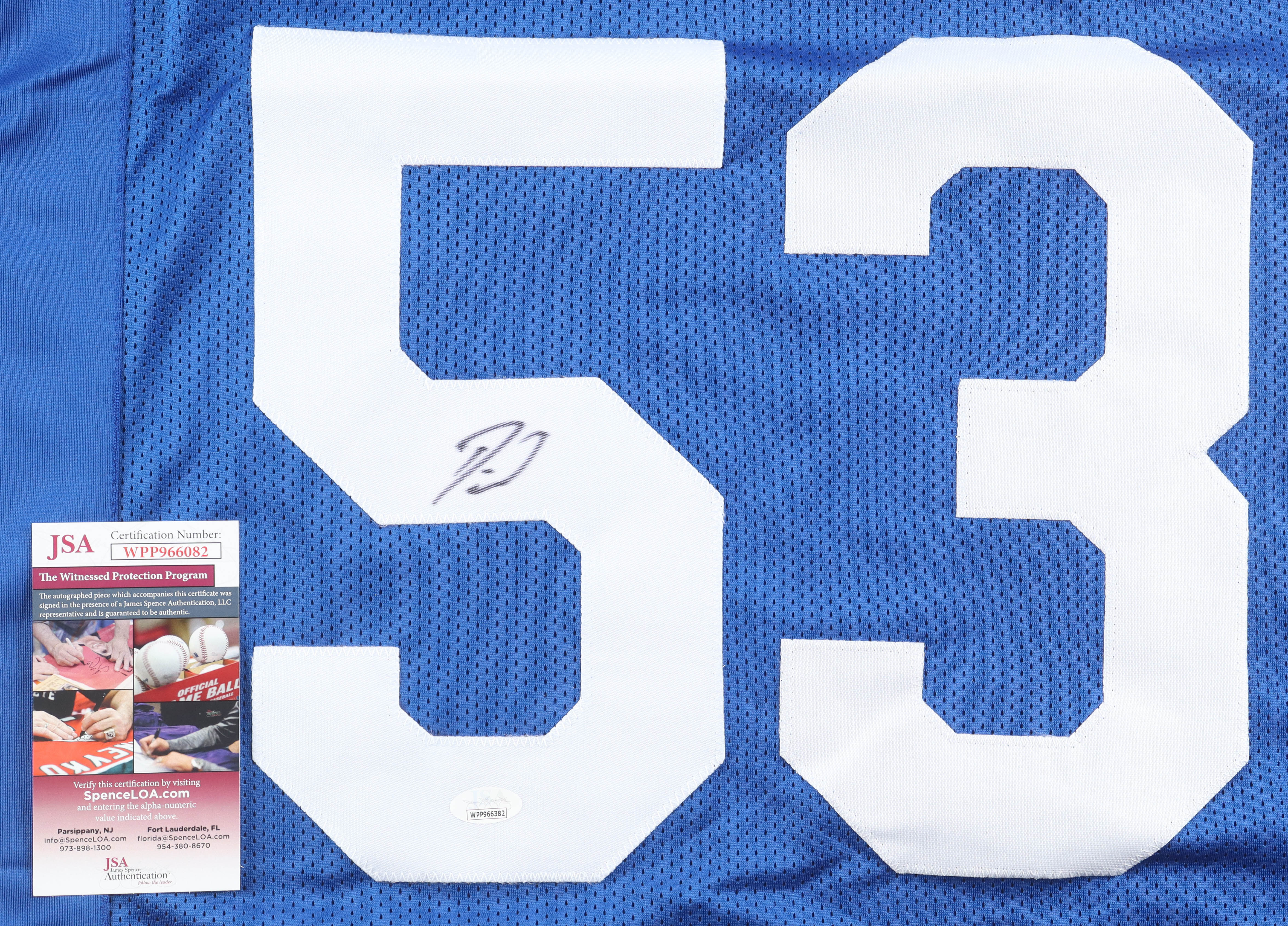 Darius Leonard Signed Jersey (JSA) at PristineAuction.com Darius Leonard Signed Jersey (JSA) at PristineAuction.com