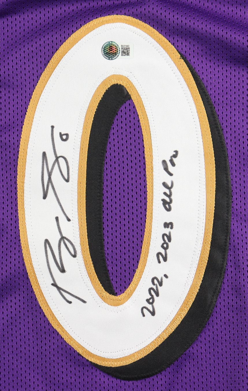 Roquan Smith Signed Jersey Inscribed "2022, 2023 All Pro" (Beckett) at PristineAuction.com Roquan Smith Signed Jersey Inscribed "2022, 2023 All Pro" (Beckett) at PristineAuction.com