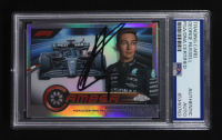George Russell Signed 2023 Topps Chrome Amber Mercedes-AMG Petronas Formula One Team #CAM-GRII (PSA) at PristineAuction.com