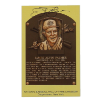 Jim Palmer Signed Hall of Fame Plaque Postcard (JSA) at PristineAuction.com