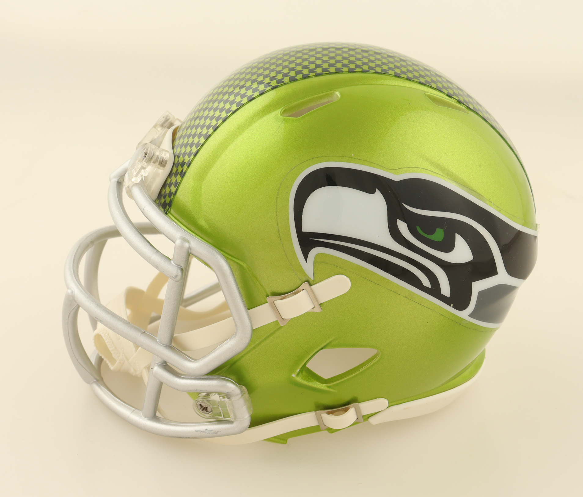 Matt Hasselbeck Signed Seahawks Flash Alternate Speed Mini Helmet (Beckett) at PristineAuction.com Matt Hasselbeck Signed Seahawks Flash Alternate Speed Mini Helmet (Beckett) at PristineAuction.com