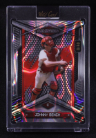 Johnny Bench 2024 Wild Card Alumination Red Lava #BCJB #8/40 at PristineAuction.com