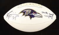 Ricky Williams Signed Ravens Logo Football Inscribed "Smoke Weed Every Day!" (JSA) at PristineAuction.com