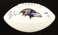 Ray Lewis Signed Ravens Logo Football Inscribed "HOF '18" (Beckett) at PristineAuction.com