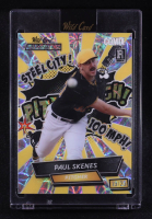 Paul Skenes 2024 Wild Card Alumination Comix Pittsburgh! Yellow Silver Scope #PS4 RC #19/25 at PristineAuction.com