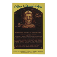 Ray Dandridge Signed Hall of Fame Plaque Postcard (JSA) at PristineAuction.com