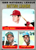 Pete Rose / Bob Clemente / Cleon Jones 1970 Topps #61 NL Batting Leaders at PristineAuction.com