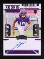 Dallas Turner 2024 Panini Contenders Rookie Ticket Autograph #123 RC at PristineAuction.com
