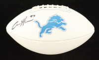 Aidan Hutchinson Signed Lions Logo Football (Beckett) at PristineAuction.com