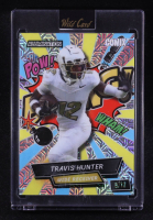 Travis Hunter 2024 Wild Card Alumination Comix Baang! Blue and Yellow Mojo Silver #TH RC #8/12 at PristineAuction.com