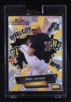 Paul Skenes 2024 Wild Card Alumination Comix Pittsburgh! Yellow and Gray Shimmer Silver #PS3 RC #8/10 at PristineAuction.com