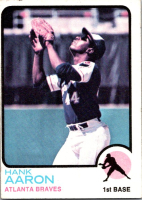 Hank Aaron 1973 Topps #100 at PristineAuction.com