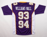 Kevin Williams & Pat Williams Signed "Williams Wall" Jersey Inscribed "ROH 21" (Beckett) at PristineAuction.com