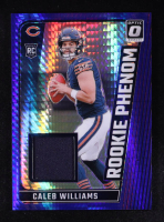 Caleb Williams 2024 Panini Donruss Optic Rookie Phenom Blue Hyper Prizm Patch #RPB-CWS RC at PristineAuction.com