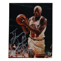Dennis Rodman Signed Bulls 8x10 Photo Inscribed "To Sherry" (Beckett) at PristineAuction.com