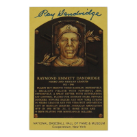Ray Dandridge Signed Hall of Fame Plaque Postcard (JSA) at PristineAuction.com