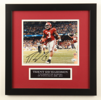 Trent Richardson Signed Alabama Crimson Tide Custom Framed Photo Display (SportsCollectibles) at PristineAuction.com