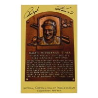 Ralph Kiner Signed Hall of Fame Plaque Postcard (JSA) at PristineAuction.com