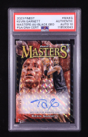 Kevin Garnett Signed 2023-24 Topps Finest Masters Black Geometric Refractor Autograph #MA-KG (PSA | Autograph Graded PSA 10) at PristineAuction.com