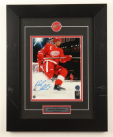 Nicklas Lidstrom Signed Red Wings Custom Framed Photo Display (AJ's Sportsworld) at PristineAuction.com