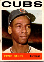 Ernie Banks 1964 Topps #55 at PristineAuction.com