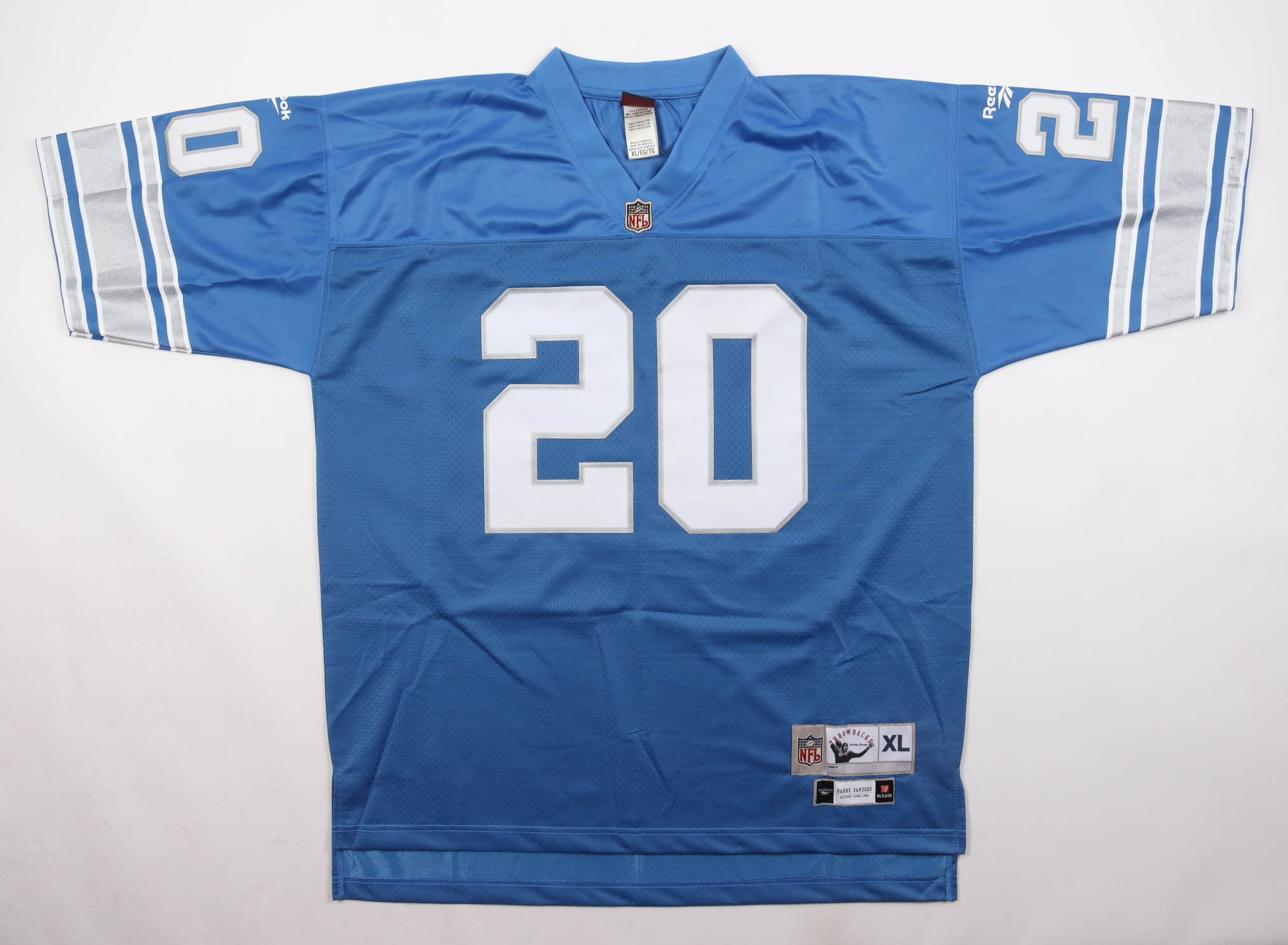 Barry Sanders Signed Lions Reebok Authentic Jersey (JSA) at PristineAuction.com Barry Sanders Signed Lions Reebok Authentic Jersey (JSA) at PristineAuction.com