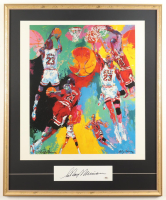Leroy Neiman Signed "2001 Vintage Air Jordan" Custom Framed Art Print Display (PSA) at PristineAuction.com