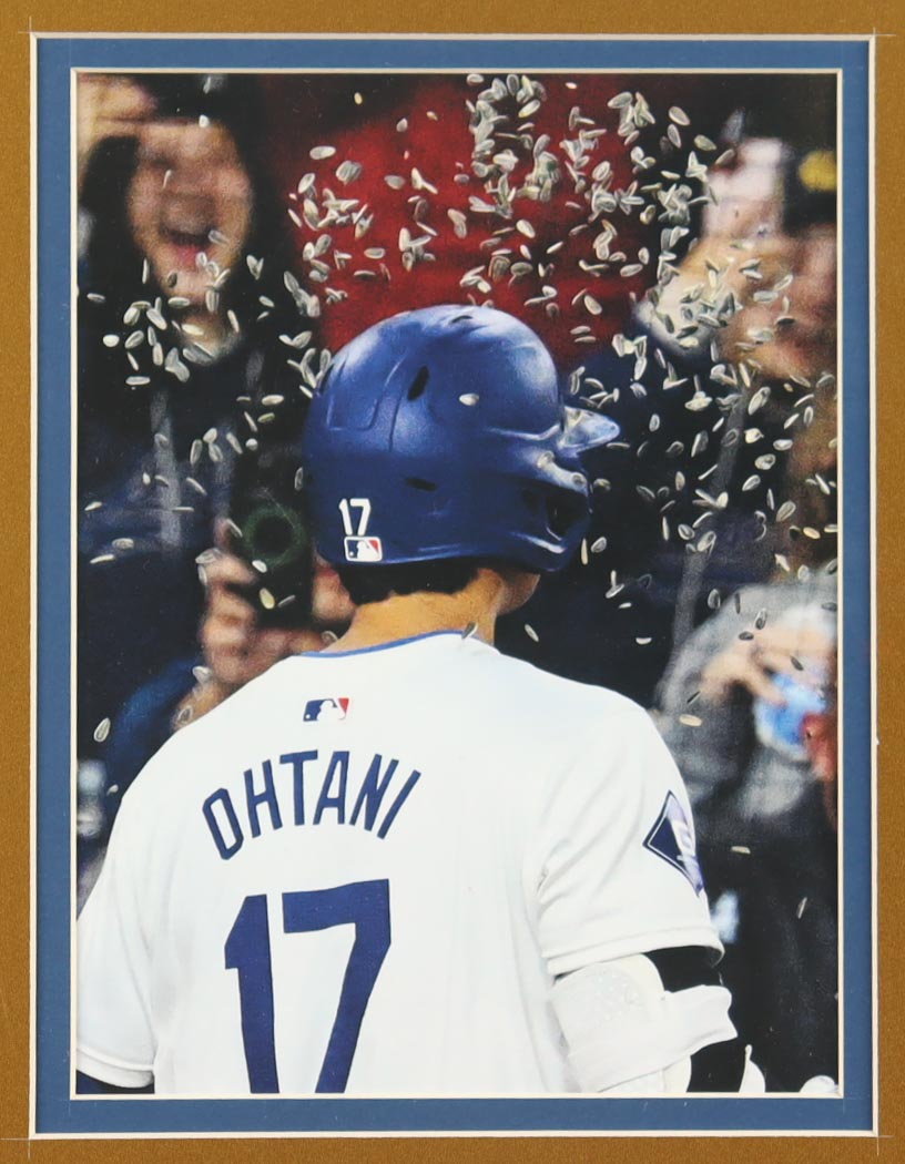 Shohei Ohtani Custom Framed Jersey Display With World Series Ring at PristineAuction.com Shohei Ohtani Custom Framed Jersey Display With World Series Ring at PristineAuction.com